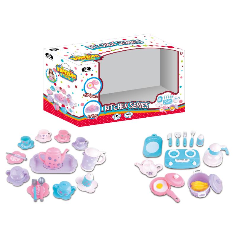 Power Joy YumYum Kitchen Series Pretend Cooking Play Set for Kids Assorted Styles