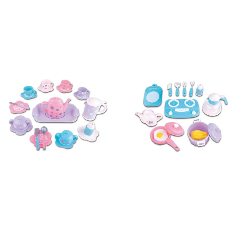 Power Joy YumYum Kitchen Series Pretend Cooking Play Set for Kids Assorted Styles