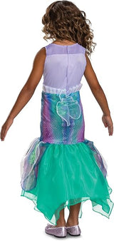 Disney Princess Ariel Classic Costume for Girls The Little Mermaid Fancy Dress Outfit, 4–6 Years