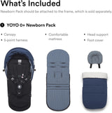 Stokke YOYO 0+ Newborn Pack - Air France Blue, Requires YOYO Stroller Frame (Sold Separately)