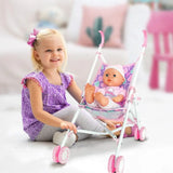 Baby Amoura Stroller Set With Doll 16 Inch Series 1