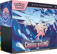 Pokémon TCG: Mega Evolution - Chaos Rising Elite Trainer Box with 9 Booster Packs