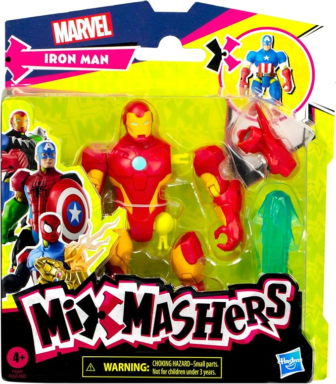 Marvel MixMashers Iron Man Mix & Match Action Figure for Kids