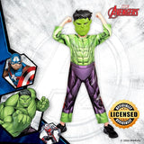 Marvel Avengers Hulk Classic Costume for Kids Superhero Fancy Dress Outfit, 5-6 Years