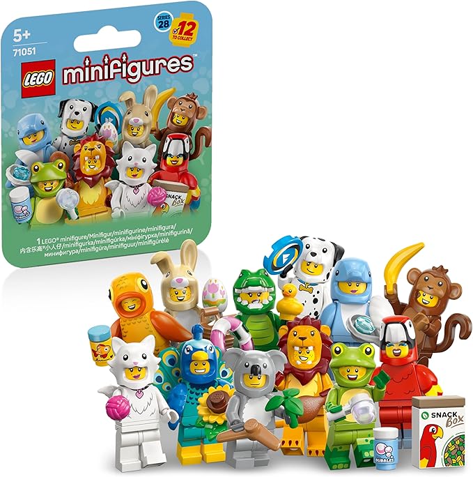 Lego Mini Figures Animal Series 28 Blind Box Collectible Toys