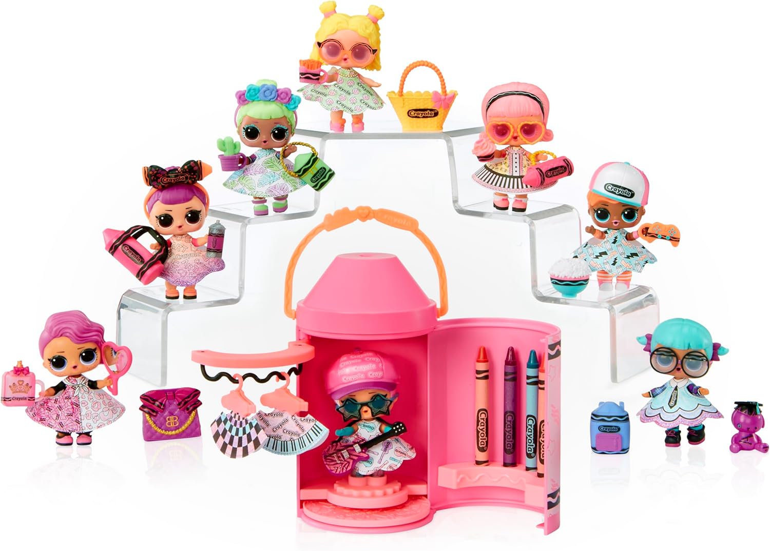LOL Surprise Crayola Color Me Studio Doll Set