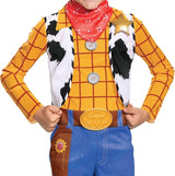 Disney Pixar Toy Story Woody Classic Costume for Kids Cowboy Fancy Dress Outfit, 4-6 Years