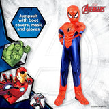 Marvel Spider-Man Deluxe Costume for Kids Superhero Fancy Dress Outfit, 7-8 Years