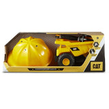 CAT Tough Construction Fleet Toy Truck with Helmet & Sand Tools - Construction Playset for Kids