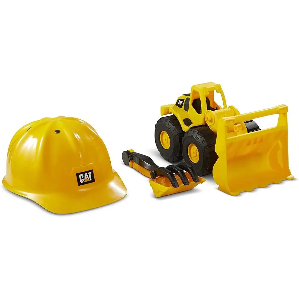 Cat Tough Construction Fleet With Helmet