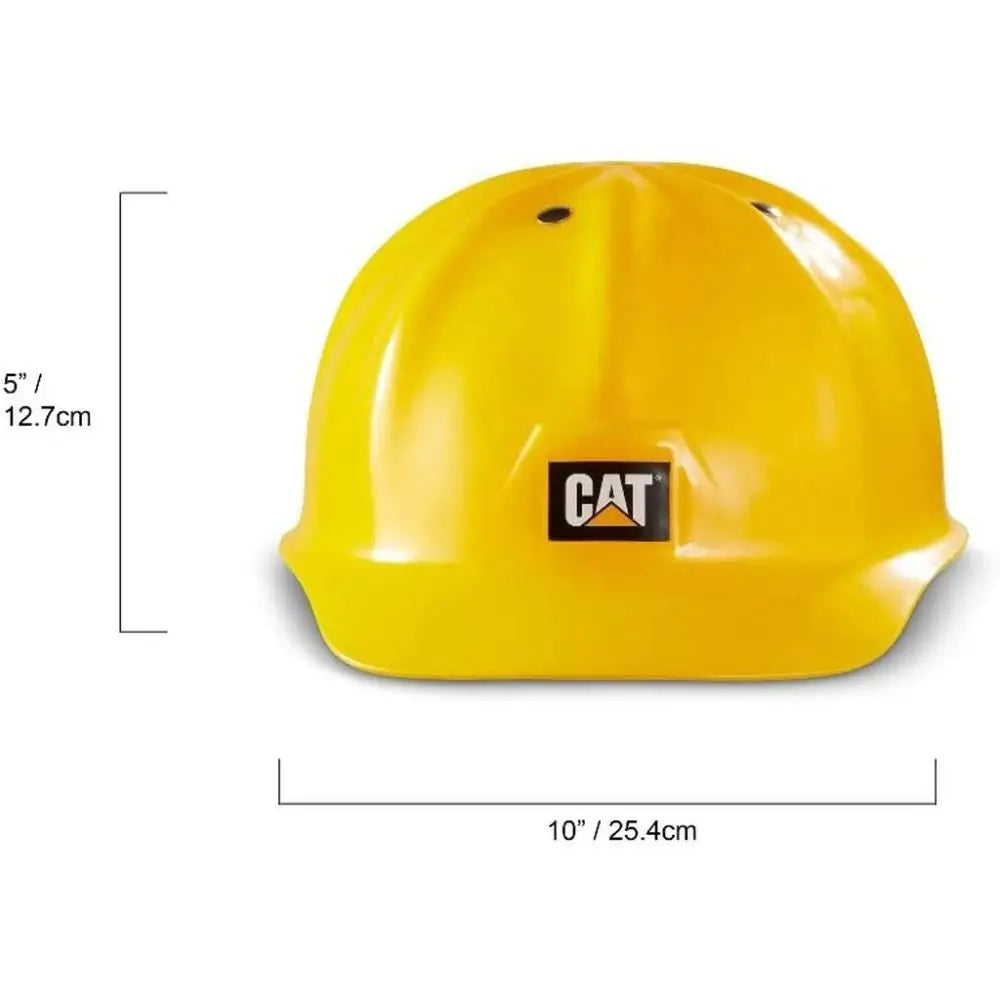 CAT Tough Construction Fleet Toy Truck with Helmet & Sand Tools - Construction Playset for Kids
