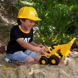 CAT Tough Construction Fleet Toy Truck with Helmet & Sand Tools - Construction Playset for Kids