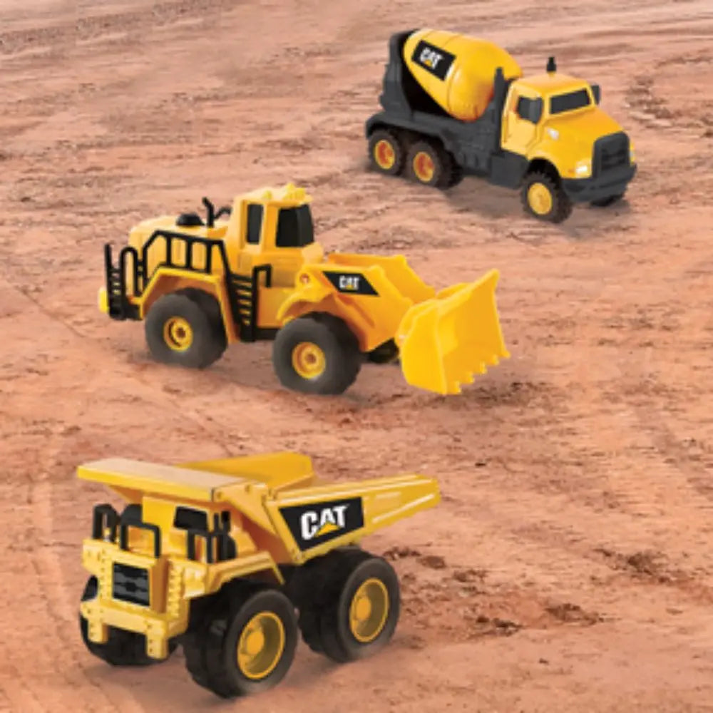 CAT Diecast Metal 4-Inch 3Pack, 2 Assortment