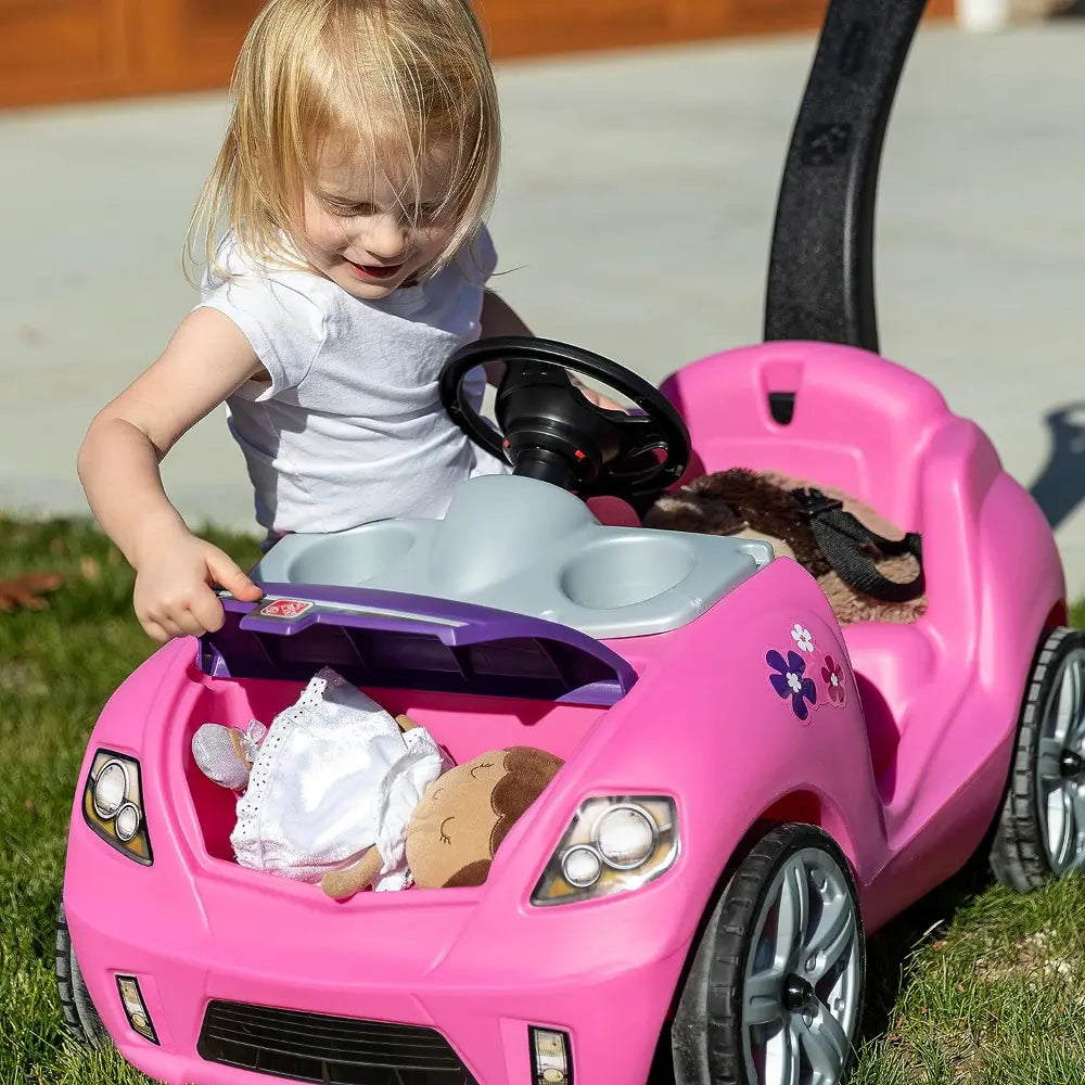 Car Seats Step2 Whisper Ride Ii Push Car Pink Step2 Whisper Ride