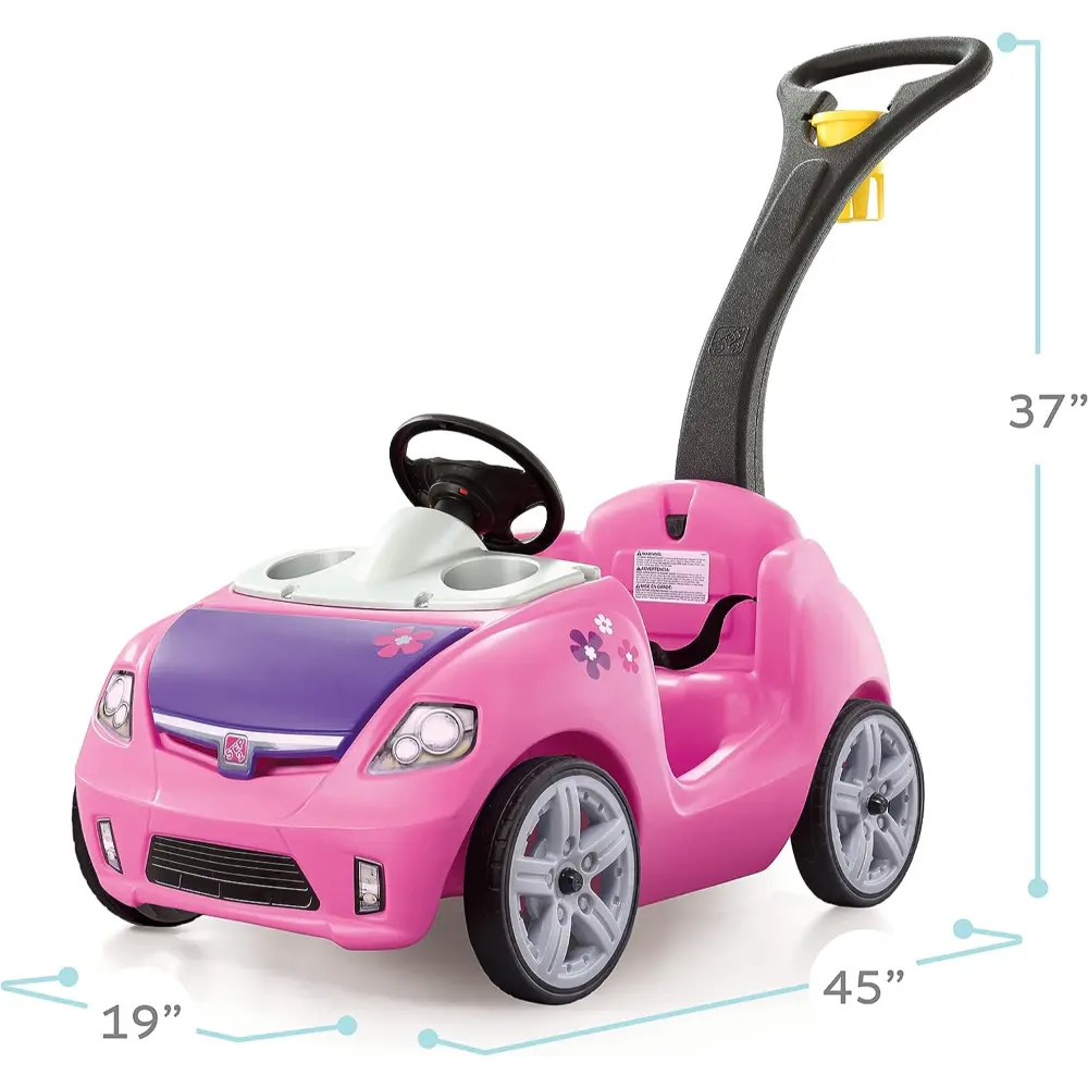 Step2 Whisper Ride II Pink – ELC Toys - Main Image