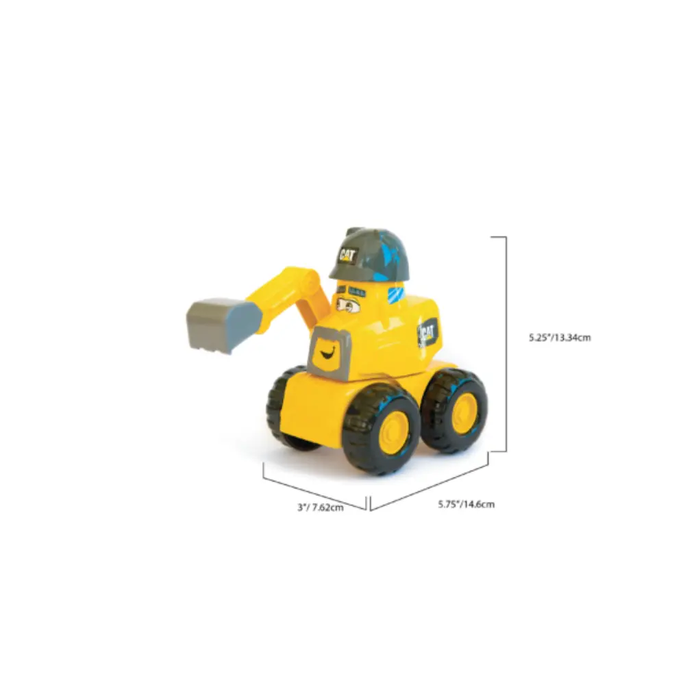 Cat L&S Construction Pals 7-Inches, 4 Assortment