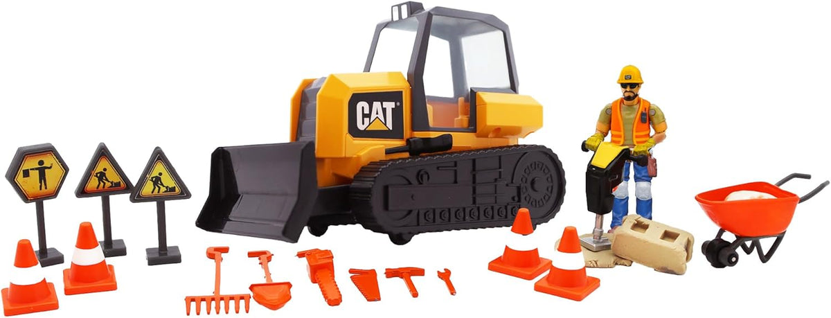 CAT Workforce Bulldozer Kids Construction Playset