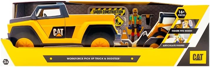 CAT Workforce Skid Steer & Pickup Playset for Kids