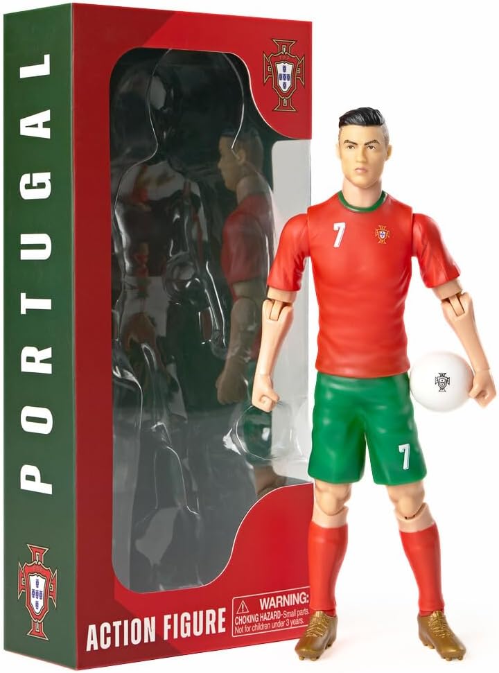 Sockers Cristiano Ronaldo 20cm Football Action Figure for Kids & Collectors