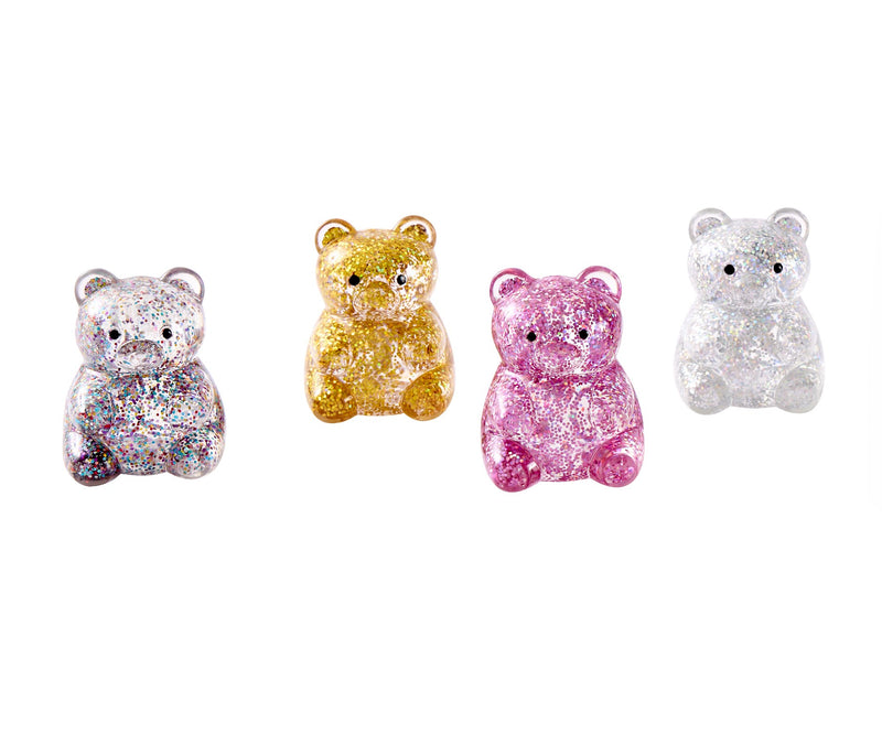J'adore Squeezy Bear Sensory Squishy Toy Assorted Colours (1 Piece, Random Selection)