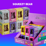 J'adore Squeezy Bear Sensory Squishy Toy Assorted Colours (1 Piece, Random Selection)