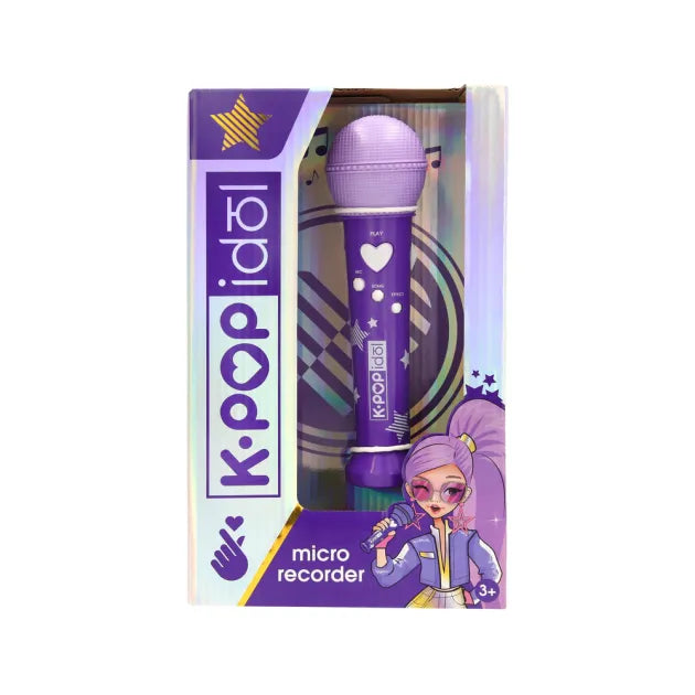 K-POP Idol Micro Recorder Toys for Kids Battery Operated