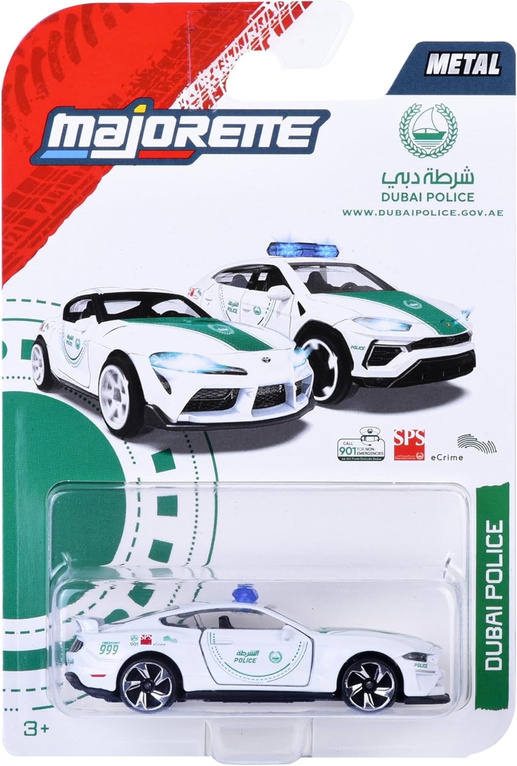 Majorette Dubai Police Die-cast Single Pack Ford Mustang GT