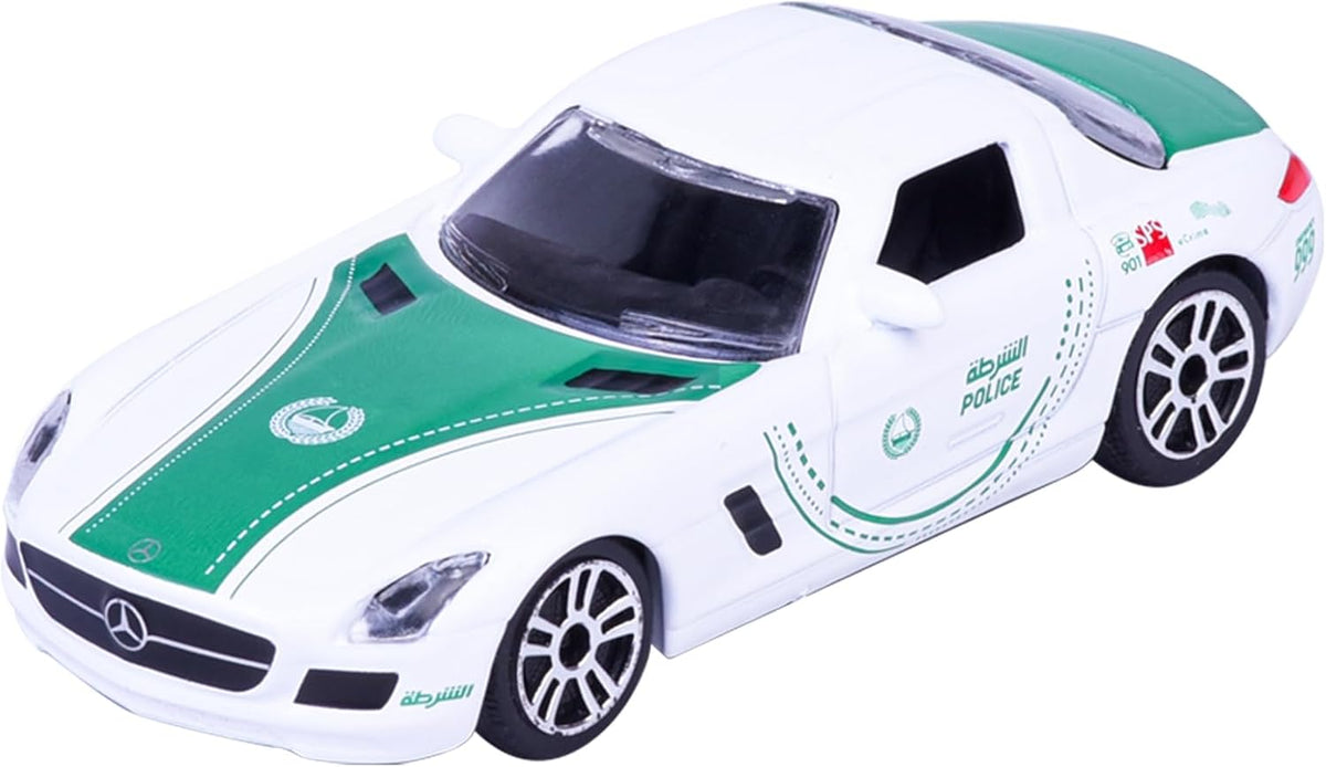 Majorette Dubai Police Die-cast Single Pack Mercedes SLS
