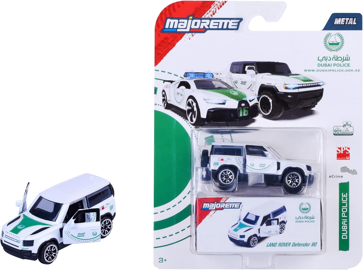 Majorette Dubai Police Die-cast Deluxe Land Rover 1:64