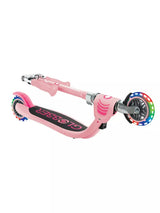 Globber Flow Foldable Junior Lights 2 Wheels Scooter Ride-On Pastel Pink