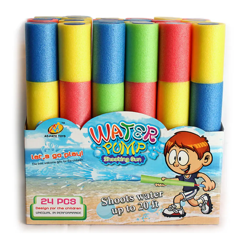 Power Joy Water Shooter Foam 30x6cm CDU24