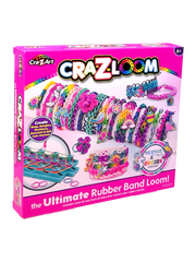 Cra-Z-Loom Ultimate Rubber Band Loom - Mermaid & Unicorn Bracelet Craft Kit for Kids