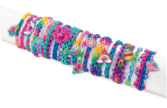 Cra-Z-Loom Ultimate Rubber Band Loom - Mermaid & Unicorn Bracelet Craft Kit for Kids