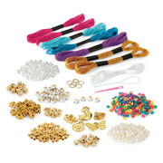 Shimmer â€˜n Sparkle Sparkling A-Z Fashion Bracelet Making Kit with Alphabet Beads for Kids