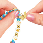 Shimmer â€˜n Sparkle Sparkling A-Z Fashion Bracelet Making Kit with Alphabet Beads for Kids