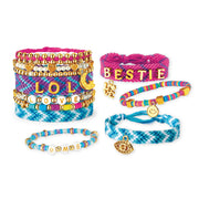 Shimmer â€˜n Sparkle Sparkling A-Z Fashion Bracelet Making Kit with Alphabet Beads for Kids