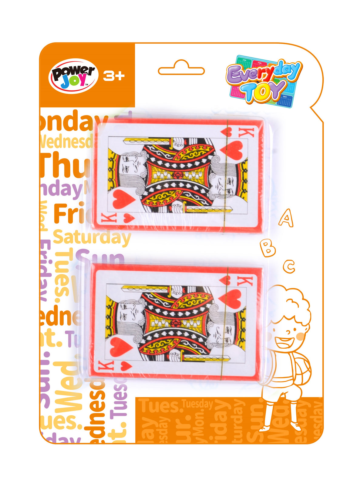 Power Joy Playing Cards 2-Deck Set - 54 Cards Per Deck