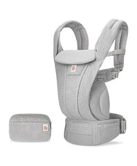 Ergobaby Omni Deluxe Mesh Baby Carrier Pearl Grey All Position Breathable Ergonomic Carrier