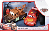 Disney Cars Lightning McQueen & Mater 1:32 RC Car Twin Pack
