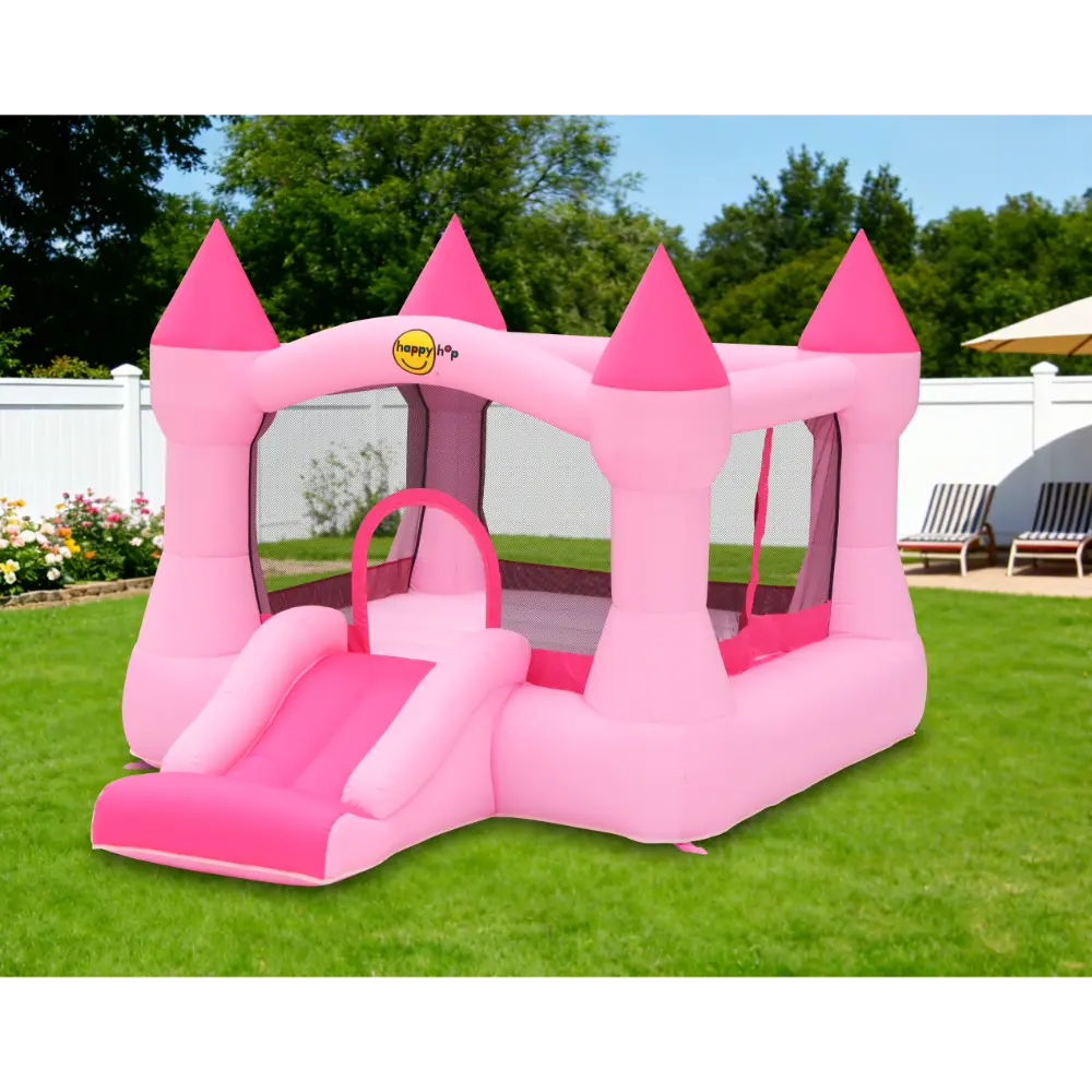 Happy Hop Castle Bounce House with Slide 365 x 265 x 215 cm