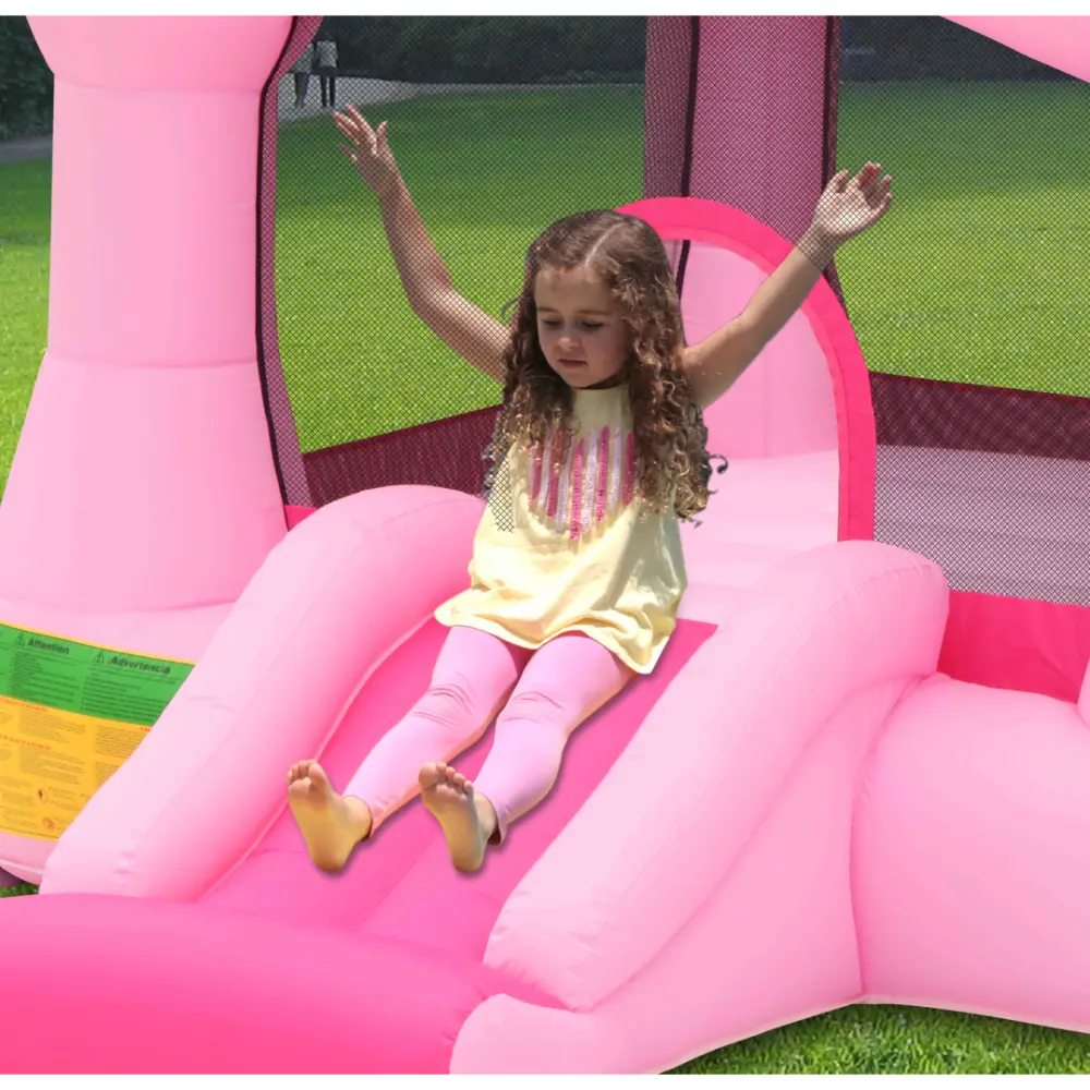 Happy Hop Castle Bounce House with Slide 365 x 265 x 215 cm