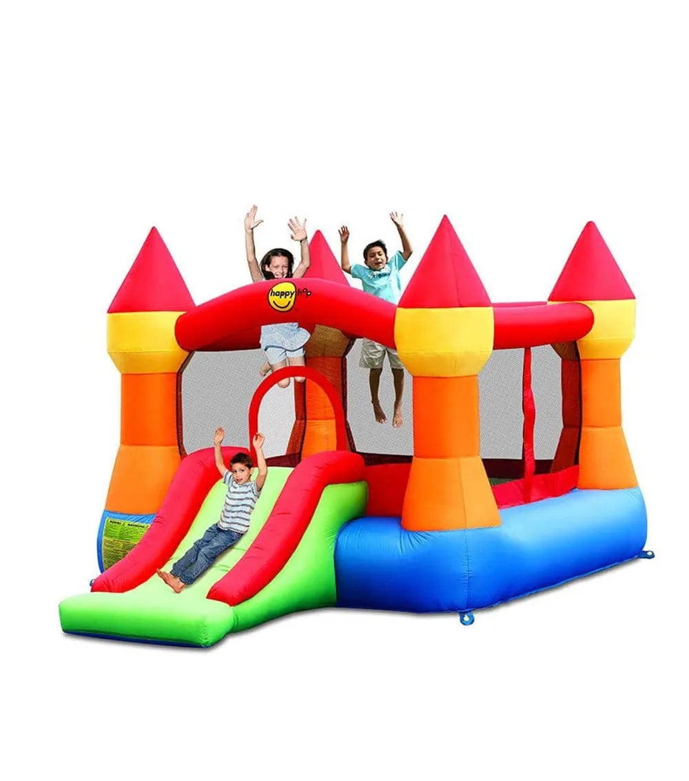 Happy Hop Castle Bounce House with Slide - 500 x 400 x 300 cm