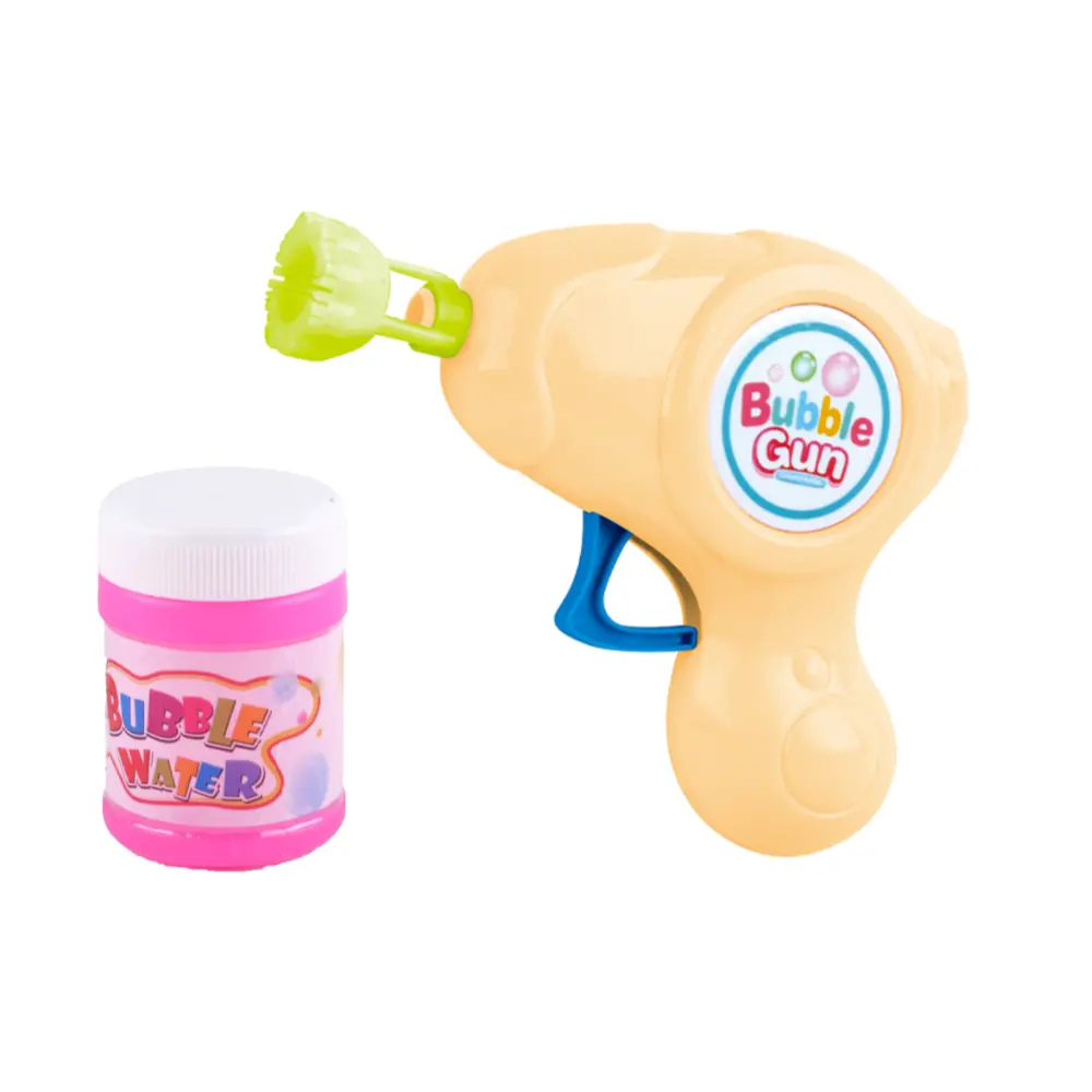 Power Joy Mini Bubble Gun Toy for Kids Assorted Colours & Designs, Random Selection
