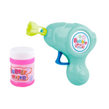 Power Joy Mini Bubble Gun Toy for Kids Assorted Colours & Designs, Random Selection