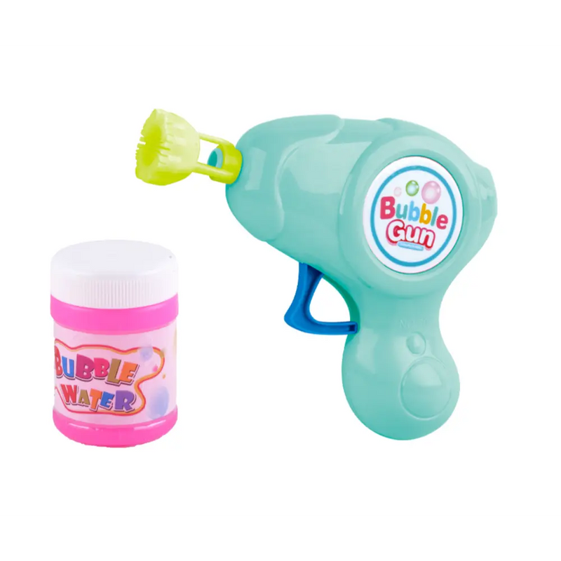 Power Joy Mini Bubble Gun Toy for Kids Assorted Colours & Designs, Random Selection