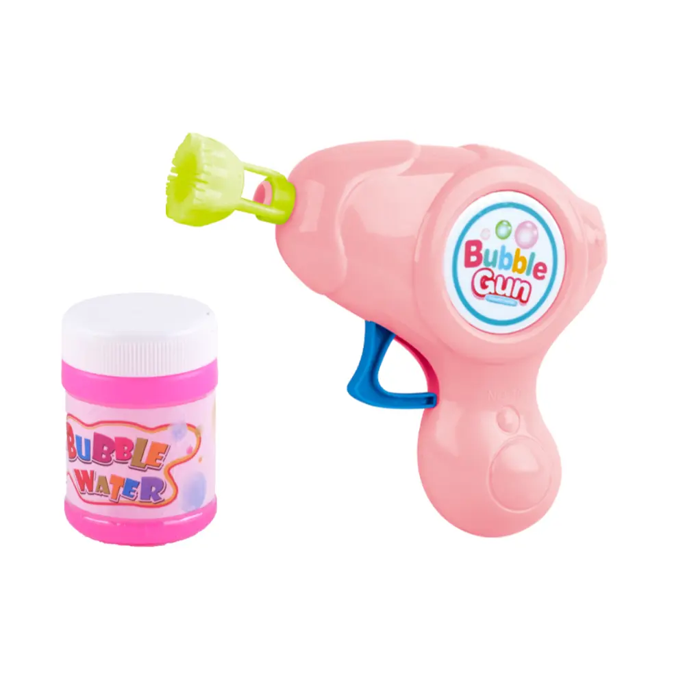 Power Joy Mini Bubble Gun Toy for Kids Assorted Colours & Designs, Random Selection