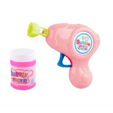 Power Joy Mini Bubble Gun Toy for Kids Assorted Colours & Designs, Random Selection