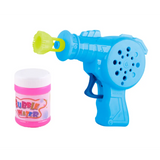 Power Joy Mini Bubble Gun Toy for Kids Assorted Colours & Designs, Random Selection