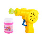 Power Joy Mini Bubble Gun Toy for Kids Assorted Colours & Designs, Random Selection