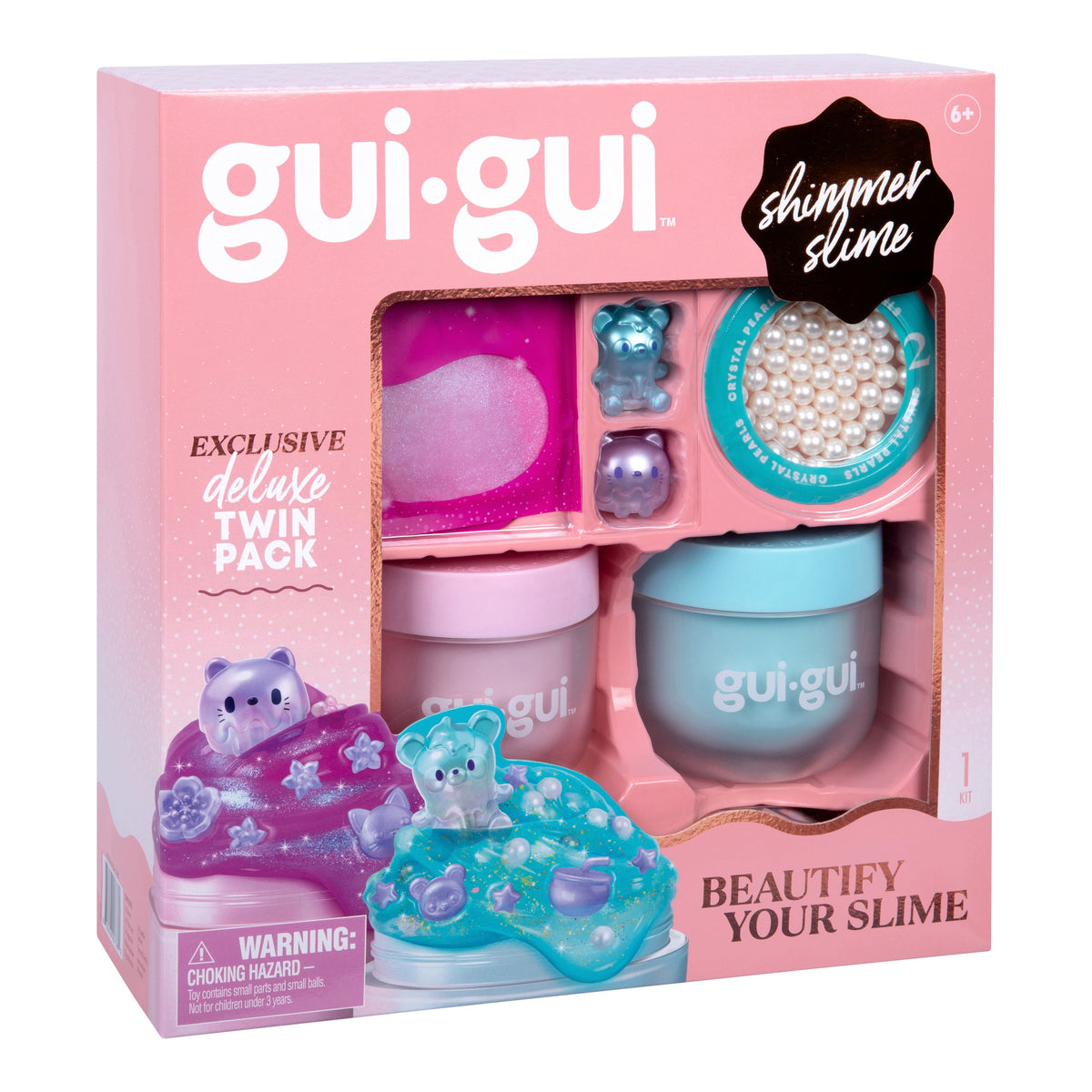 Gui Gui Deluxe Twin Pack Slime Kit for Kids 6+